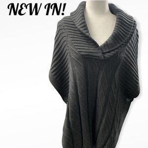 Ricki's Knit Poncho NWT